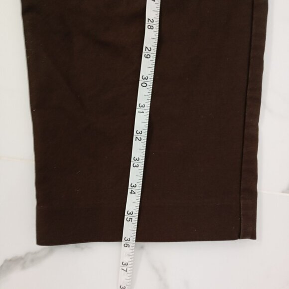 Ann Taylor Pants Size 10 Womens Brown Cotton-Blend - Picture 11 of 11